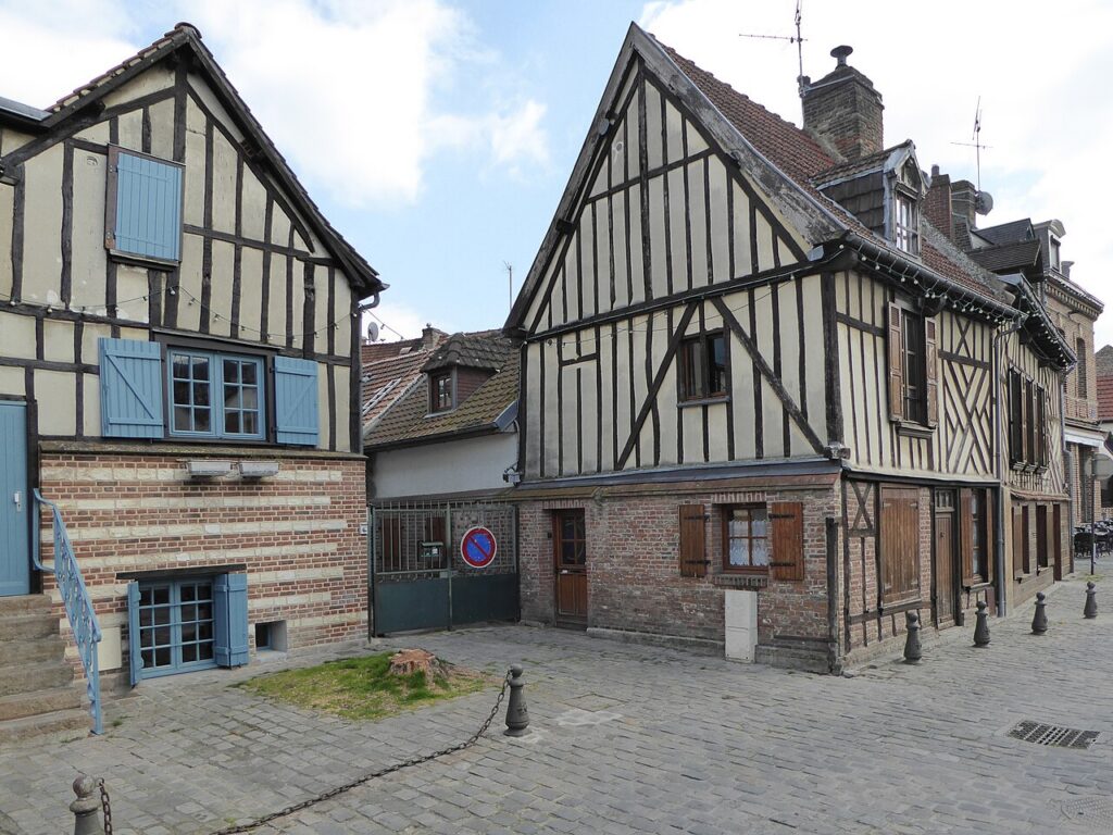 Le quartier Saint-Leu à Amiens, rue Motte